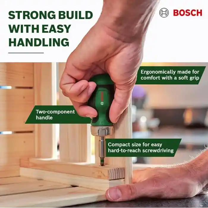 Bosch 1600A027PK Cırcırlı 6 Parça Tornavida