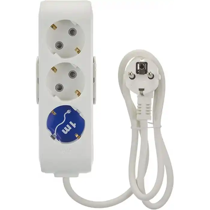Viko Multi-Let Üçlü Priz Topraklı Kablolu Çocuk Korumalı 1 Mt