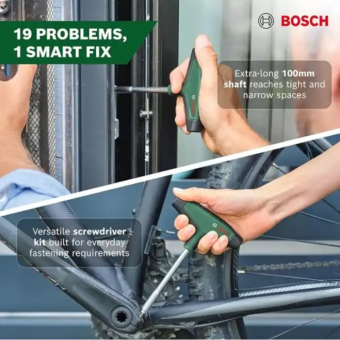 Bosch T Tipi Çok Amaçlı Tornavida Seti 19 Parça