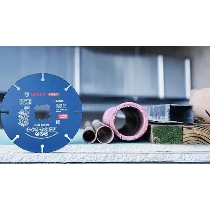 Bosch 1x EXPERT Carbide Multi Wheel Kesici Diskler (Sert ahşap, Çivili ahşap, Plastik, Alçıpan panel, Ø 125 mm, Aksesuar Küçük Avuç Taşlama Makinesi)