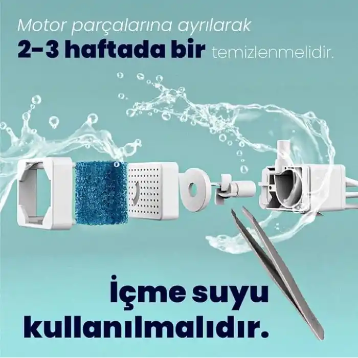 Aquata Yedek Su pompası Kedi Su Pınarı Yedek Motoru