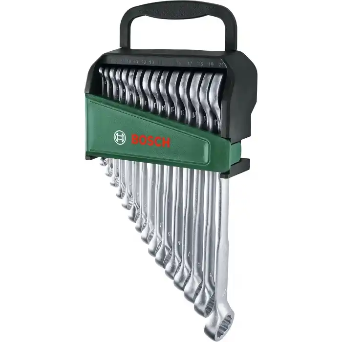 Bosch 1600A02Z9E Açık Uçlu Kombine Anahtar Seti 15 Parça