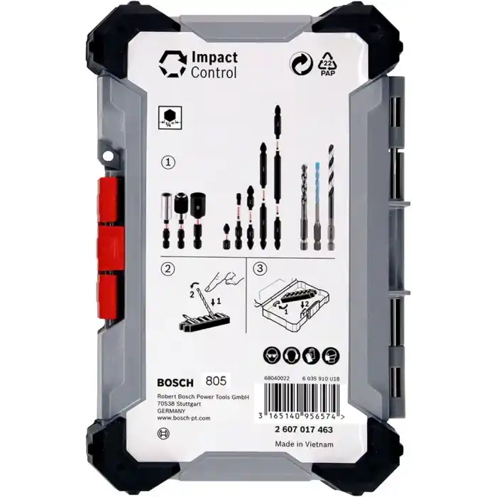 Bosch Professional 35 Adet MultiConstruction Matkap Ucu ve Darbe Kontrollü Tornavida Ucu Seti