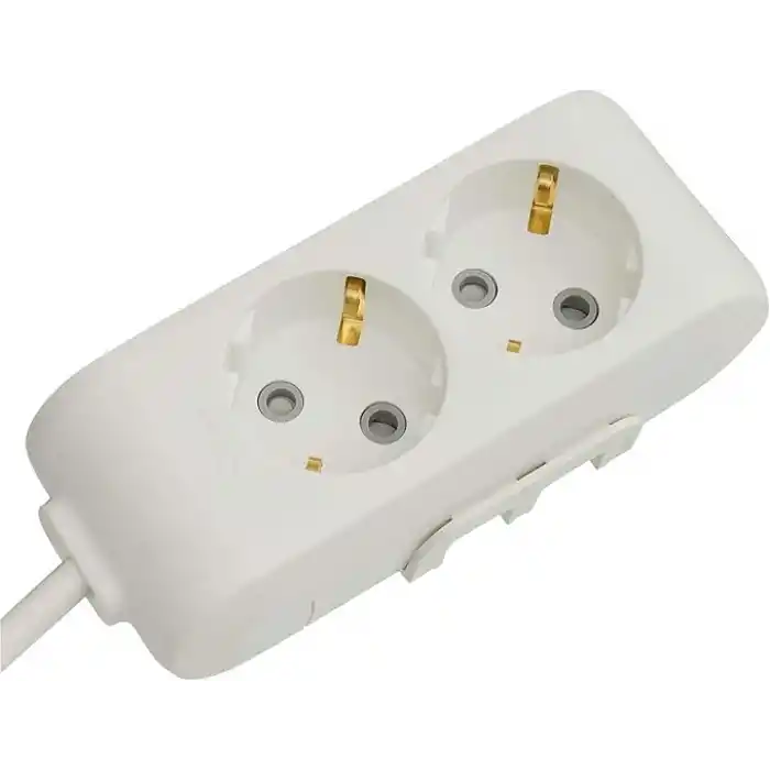 VİKO Multi-Let 2li Topraklı Kablolu Ç.K 1mt Priz