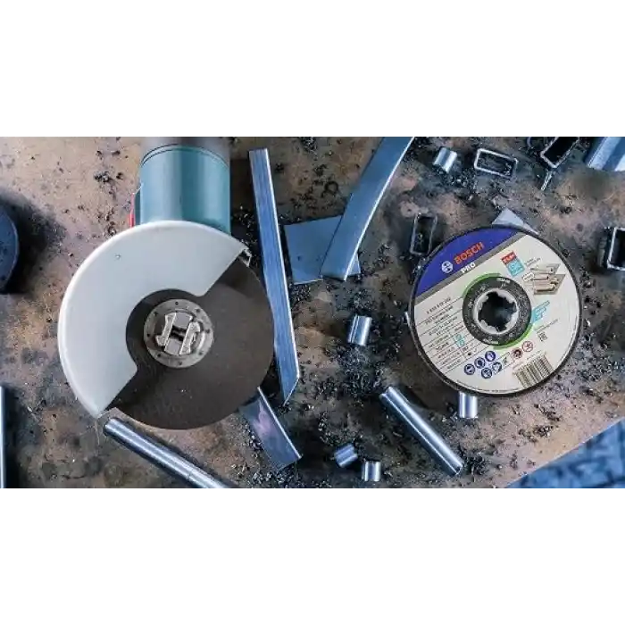 Bosch Professional 10 Adet Düz Kesme Diski Standart (Inox, X-LOCK, Ø115 mm, Delik Çapı: 22,23 mm, Kalınlık: 1 mm), Ø 115 mm