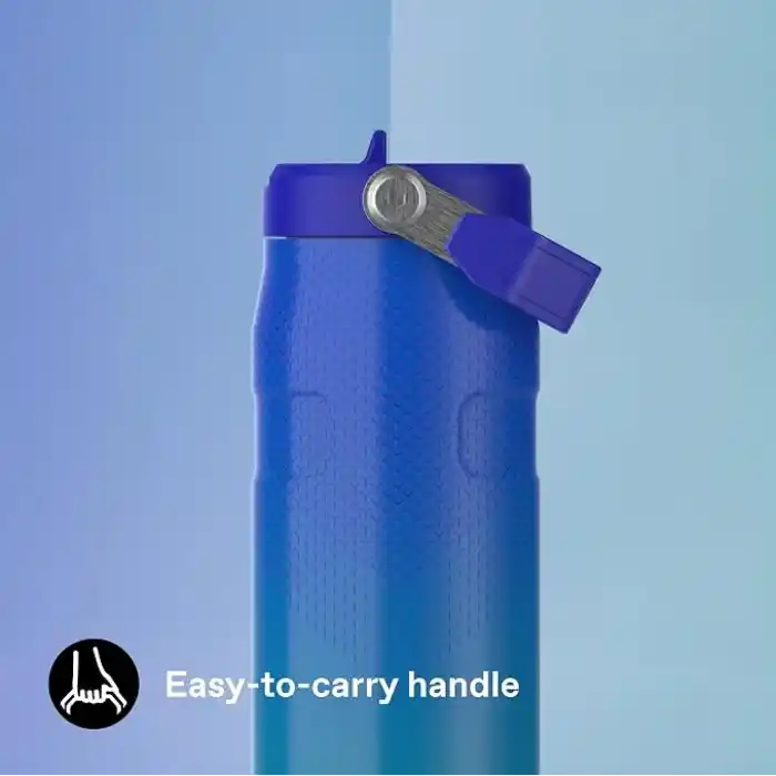 STANLEY IceFlow™ Aerolight™ Flip Straw 2.0 Pipetli Termos Su Şişesi 0.7 Litre - Pacific Hypergrip | Paslanmaz Çelik