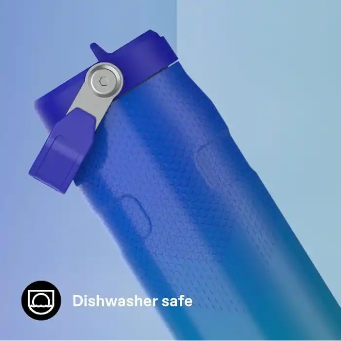 STANLEY IceFlow™ Aerolight™ Flip Straw 2.0 Pipetli Termos Su Şişesi 0.7 Litre - Pacific Hypergrip | Paslanmaz Çelik