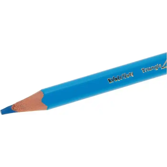 BIC Kids Evolution Üçgen Jumbo Renkli Kalem, 12Li Kutu