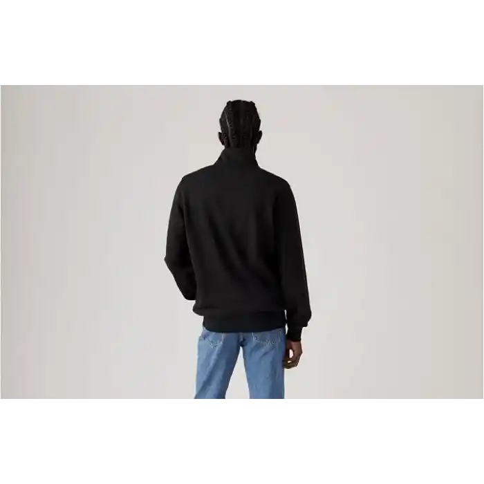 Levis Original Housemark 1/4 Zip Up Sweatshirt Erkek