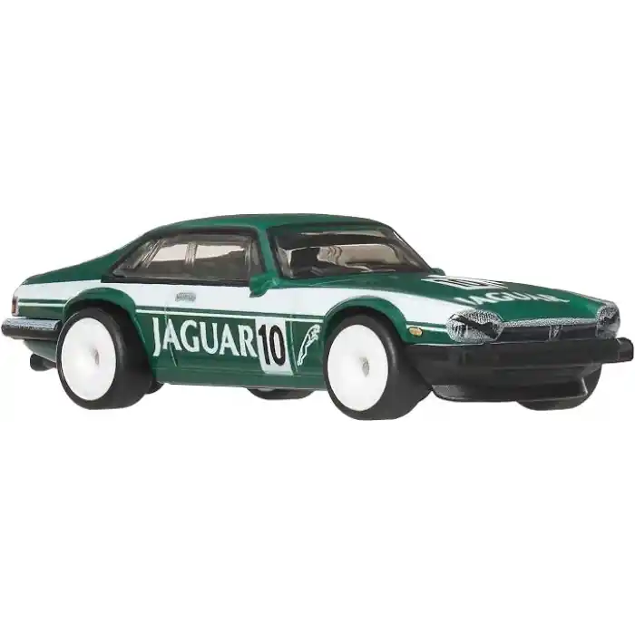 Hot Wheels Car Culture 1:64 ölçekli premium metal oyuncak, Jaguar XJS, Real Riders tekerlekler, Metal/Metal gövde ve şasi, Vintage Temalı Arabalar, JKF02