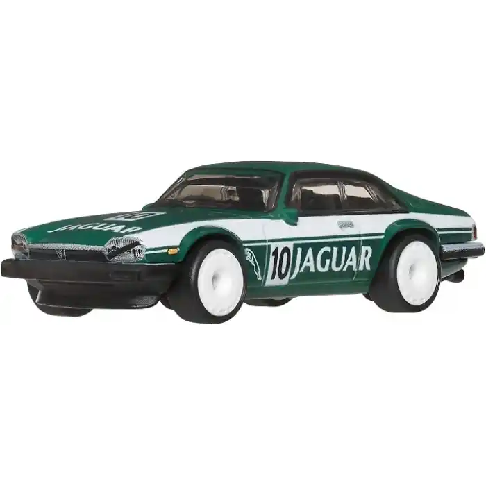 Hot Wheels Car Culture 1:64 ölçekli premium metal oyuncak, Jaguar XJS, Real Riders tekerlekler, Metal/Metal gövde ve şasi, Vintage Temalı Arabalar, JKF02