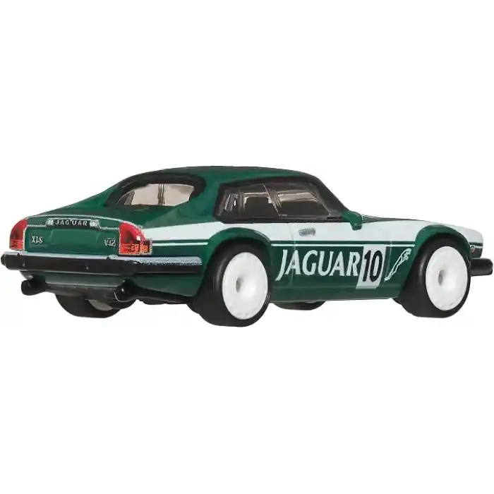 Hot Wheels Car Culture 1:64 ölçekli premium metal oyuncak, Jaguar XJS, Real Riders tekerlekler, Metal/Metal gövde ve şasi, Vintage Temalı Arabalar, JKF02