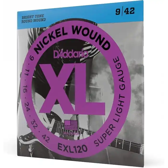 Daddario Exl120 Elektro Gitar Tel Seti, Xl, 9-42, Nickel Wound, Su