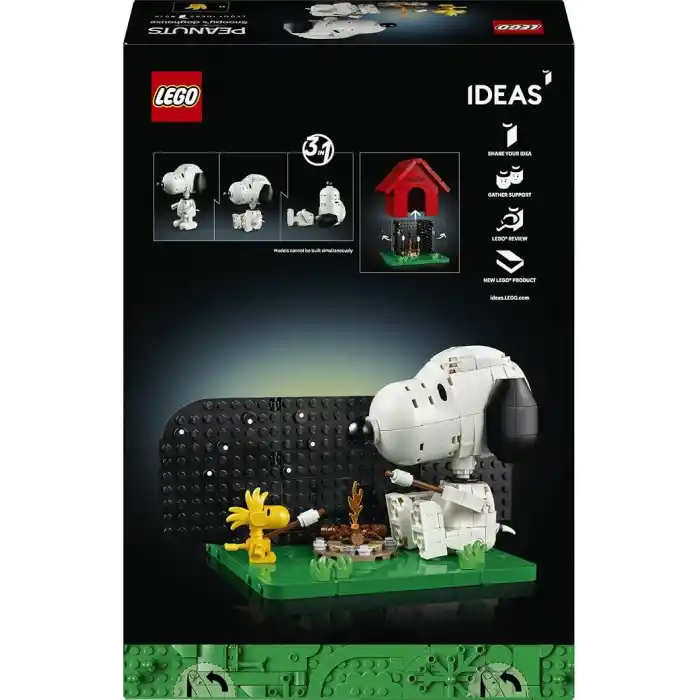 LEGO Ideas Peanuts: Snoopy’nin Köpek Kulübesi 21368