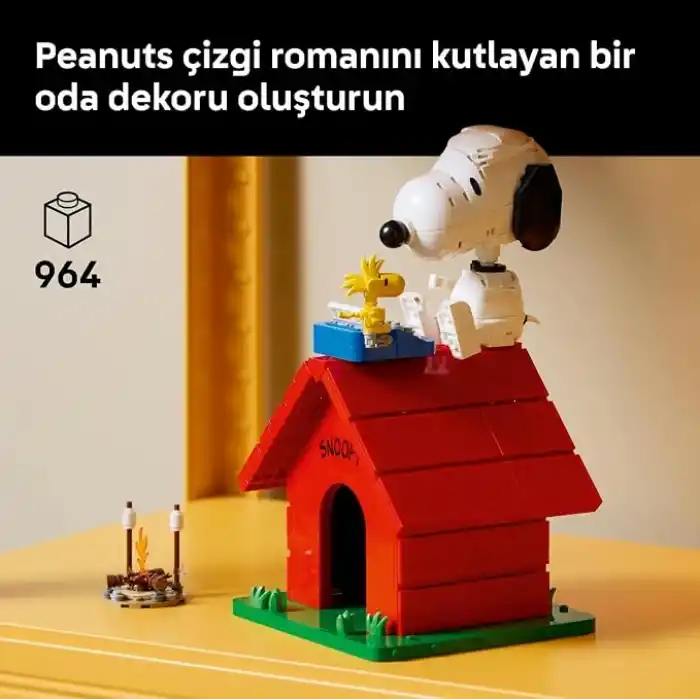 LEGO Ideas Peanuts: Snoopy’nin Köpek Kulübesi 21368