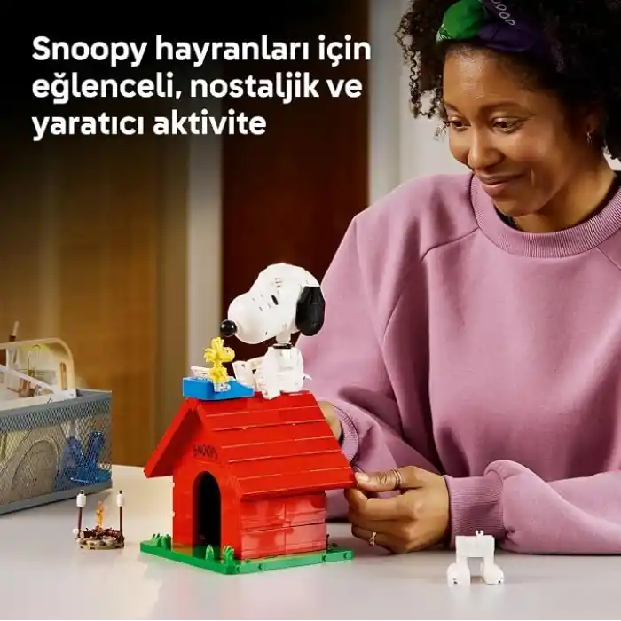 LEGO Ideas Peanuts: Snoopy’nin Köpek Kulübesi 21368