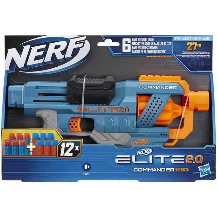 NERF Elite 2.0 Commander RD-6 Dart Tabancası