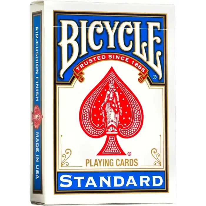 Bicycle Rider Back International Standard Endeks, Poker Boyu, 1 Deste, Kırmızı veya Mavi