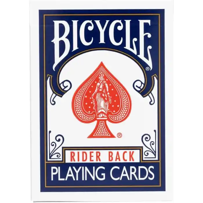 Bicycle 807 Klasik Kutu Rider Back Standard Endeks, 1 Deste, Mavi veya Kırmızı