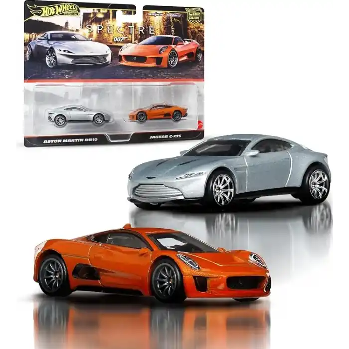 Hot Wheels Premium Car Culture 2li paket 1:64 ölçekli araçlardan oluşan, benzersiz çiftler, Real Riders tekerlekler, Metal/Metal şasi, koleksiyonculara uygun hediye, JBL04