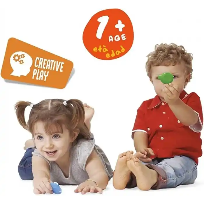 Carioca Teddy Bebek Crayons 6Li +1 Yaş