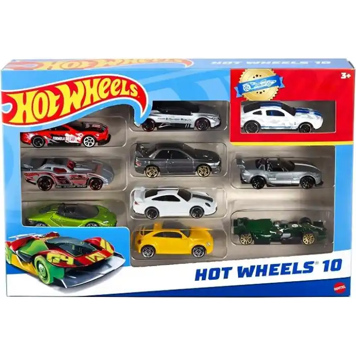 Hot Wheels 10lu Araba Seti ile Son Hız Maceraya Dal!, 54886