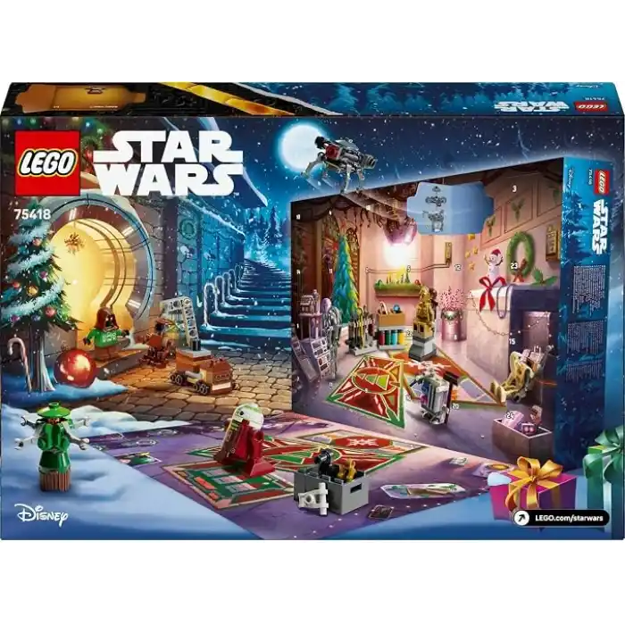 LEGO Star Wars 2025 Yılbaşı Takvimi 75418 – 6 Yaş ve Üzeri Çocuklar İçin Yaratıcı Yapım Seti, Yeni Yıla Geri Sayım İçin Eğlenceli Takvim ve Oyun Deneyimi, Koleksiyonluk Model (263 Parça)