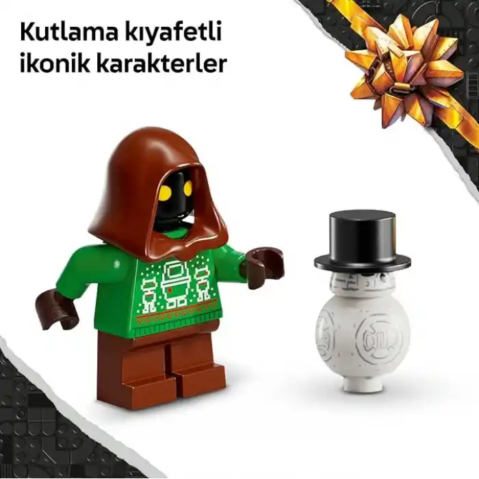 LEGO Star Wars 2025 Yılbaşı Takvimi 75418 – 6 Yaş ve Üzeri Çocuklar İçin Yaratıcı Yapım Seti, Yeni Yıla Geri Sayım İçin Eğlenceli Takvim ve Oyun Deneyimi, Koleksiyonluk Model (263 Parça)