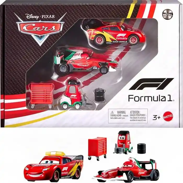 Mattel Cars Formula 1 Çoklu Araç Paketi