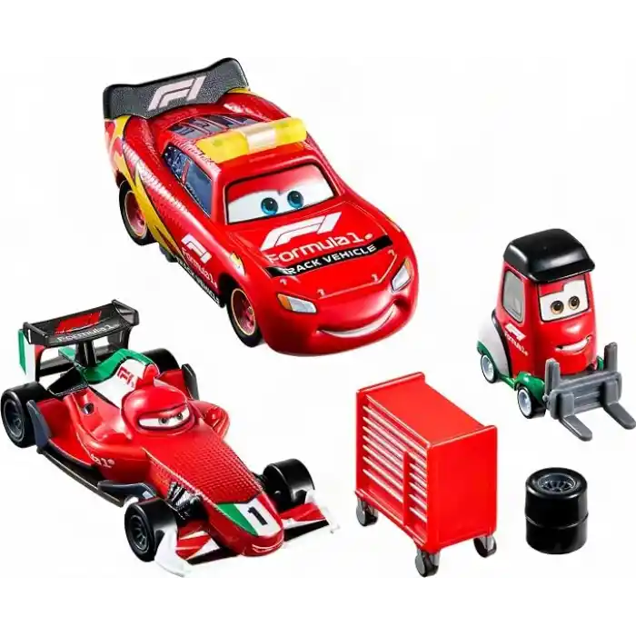 Mattel Cars Formula 1 Çoklu Araç Paketi