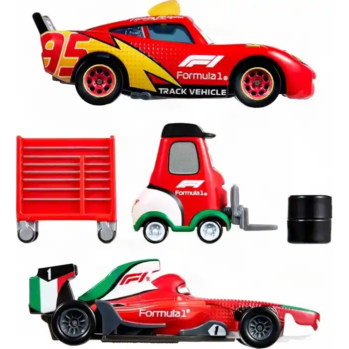Mattel Cars Formula 1 Çoklu Araç Paketi