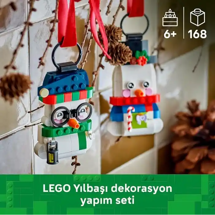 LEGO Kardan Adam Süsleri 40812