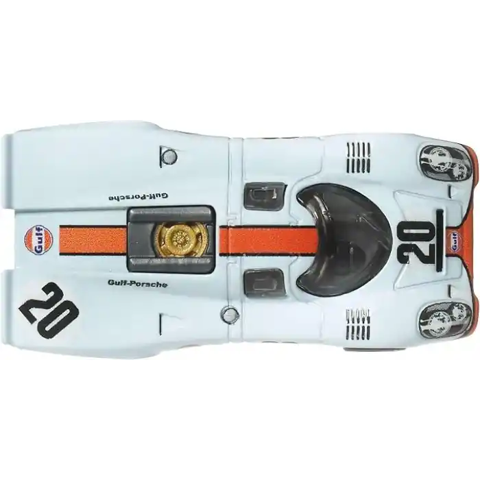 Hot Wheels Car Culture 1:64 ölçekli premium metal oyuncak, Porsche 917 K, Real Riders tekerlekler, Metal/Metal gövde ve şasi, Vintage Temalı Arabalar, JKF03
