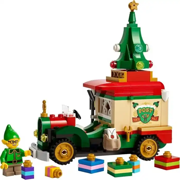 LEGO Noel Baba’nın Dağıtım Kamyonu 40746 – 8 Yaş ve Üzeri Çocuklar için Yılbaşı Hediyeleri, Elf Minifigürü ve Aracın Üstüne Takılabilen Mini LEGO Yılbaşı Ağacı içeren Oyuncak Yapım Seti (224 Parça)