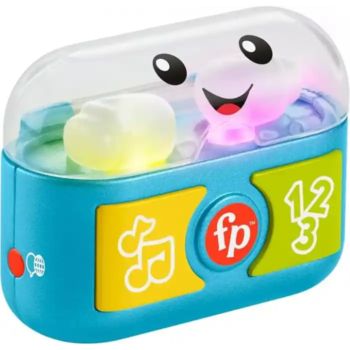 Fisher-Price Eğlen ve Öğren Eğlenceli Kulaklıklar Fisher-Price Eğlen ve Öğren Eğlenceli Kulaklıklar, birden fazla dil desteği bulunan müzikli, eğitici oyuncak HWY47