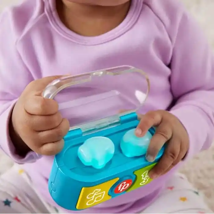 Fisher-Price Eğlen ve Öğren Eğlenceli Kulaklıklar Fisher-Price Eğlen ve Öğren Eğlenceli Kulaklıklar, birden fazla dil desteği bulunan müzikli, eğitici oyuncak HWY47