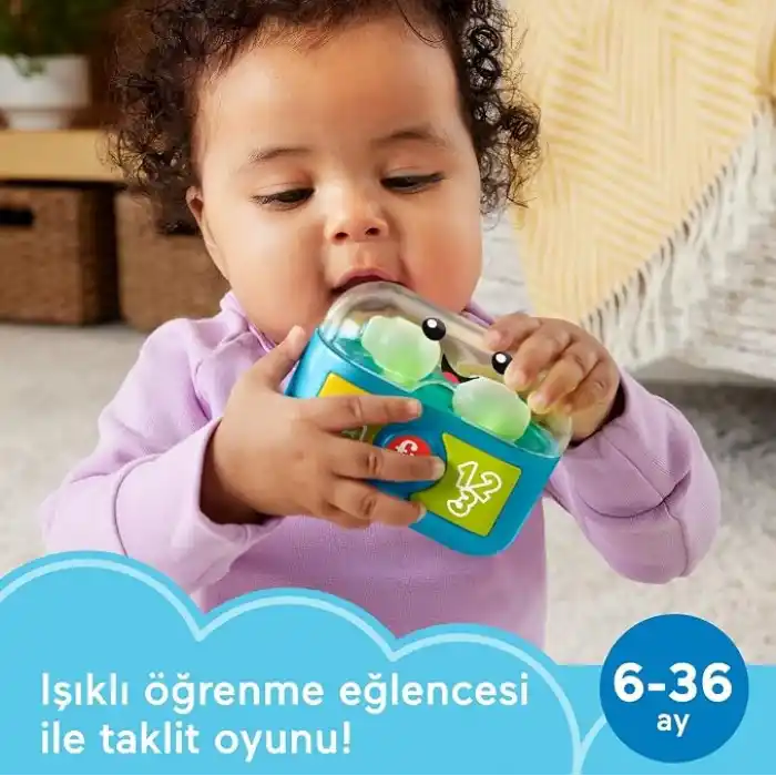 Fisher-Price Eğlen ve Öğren Eğlenceli Kulaklıklar Fisher-Price Eğlen ve Öğren Eğlenceli Kulaklıklar, birden fazla dil desteği bulunan müzikli, eğitici oyuncak HWY47