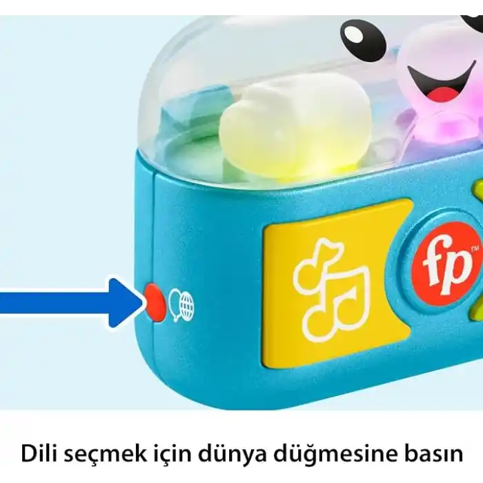 Fisher-Price Eğlen ve Öğren Eğlenceli Kulaklıklar Fisher-Price Eğlen ve Öğren Eğlenceli Kulaklıklar, birden fazla dil desteği bulunan müzikli, eğitici oyuncak HWY47