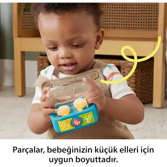 Fisher-Price Eğlen ve Öğren Eğlenceli Kulaklıklar Fisher-Price Eğlen ve Öğren Eğlenceli Kulaklıklar, birden fazla dil desteği bulunan müzikli, eğitici oyuncak HWY47