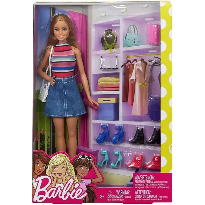 Barbie ve Muhteşem Aksesuarları Barbie Bebek ve Muhteşem Aksesuarları - Bebek ve 11 Adet Aksesuar Dahil FVJ42