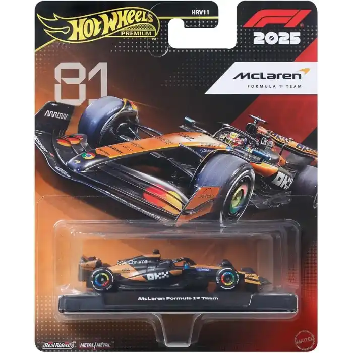 Hot WheelsF1 McLaren Piastri 1:64 ölçekli, JKD81