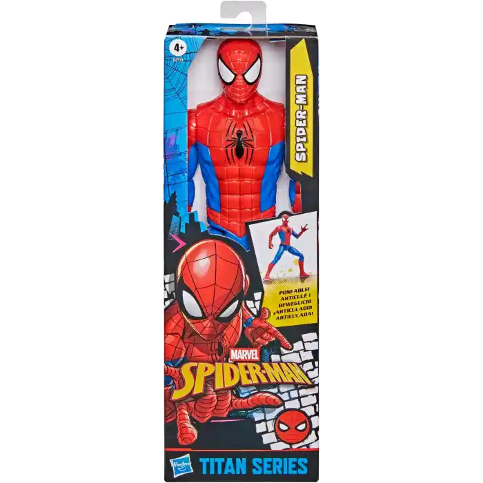 Marvel Spider-Man Titan Serisi 30 cm Aksiyon Figürü | Süper Kahraman Figürü ve Oyuncağı | 4 Yaş ve Üzeri Çocuklar İçin