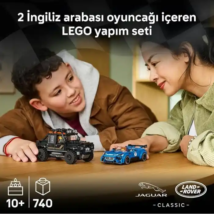 LEGO Speed Champions Jaguar Project 7 ve Land Rover Defender 77264