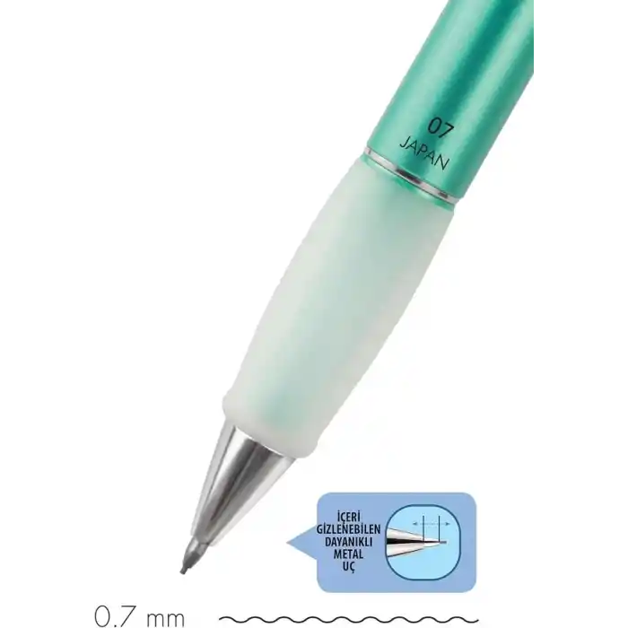 Serve Deep Mekanik Kurşun Kalem, Metalik Yeşil, 0.7 mm