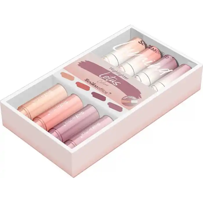 Scrikss Lumina Fosforlu Kalem Lotus, 4lü Set, Lotus