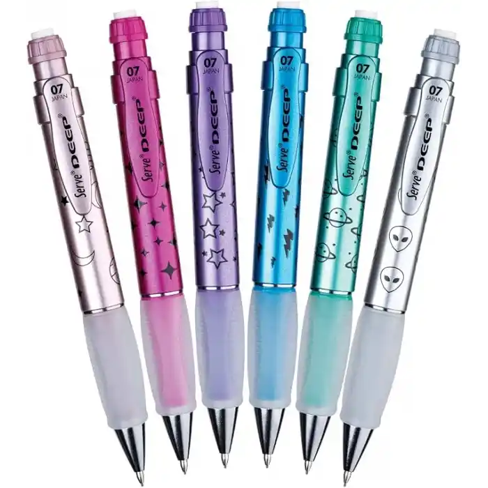 SERVE DEEP MEKANİK KURSUN KLM 07MM METALIK MOR YILDIZ DESENİ