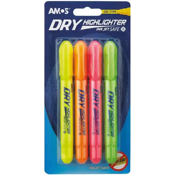 Amos Kalem Fosforlu Jel Dry Hl 4lü Poşet