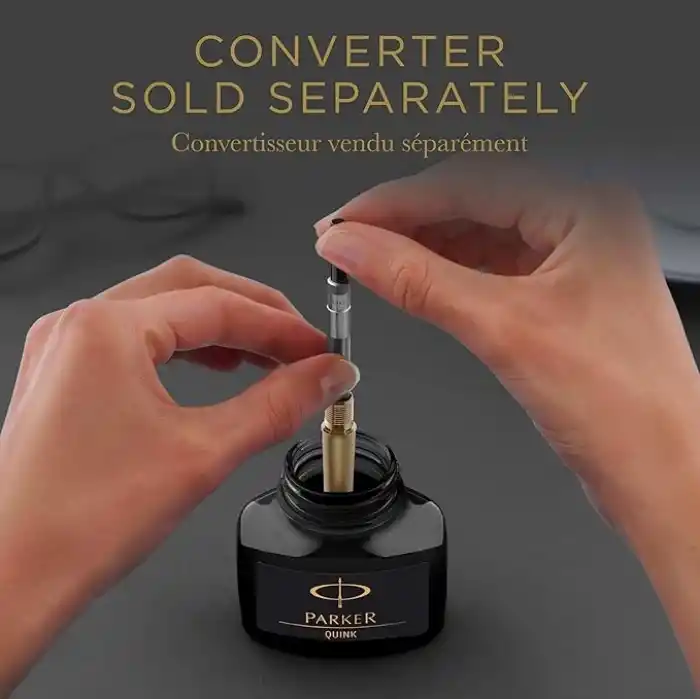 Parker Quink Dolma Kalem Şişe Mürekkebi, 57 Ml, Mavi-Siyah