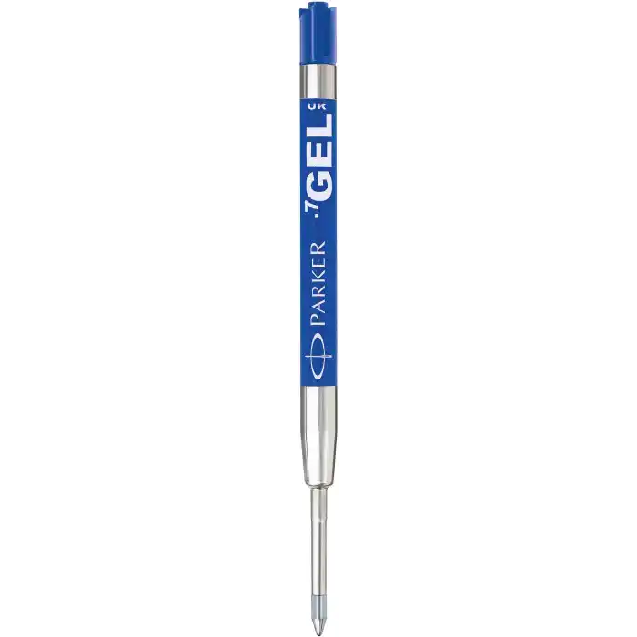 Parker 1950346 Jel Tükenmez Kalem Yedeği, Orta Kalınlıkta Uç, Mavi, gri