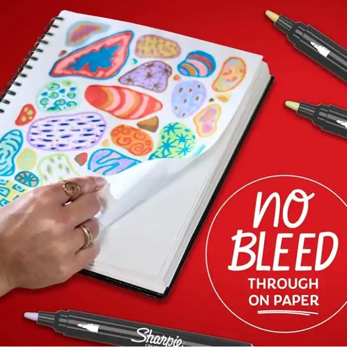 SHARPIE Yaratıcı Marker Akrilik Boya Kalemleri | Toprak Tonları | Su Bazlı Boya Kalemleri | Kan dolaşımı Yok | Çoğu Yüzey Üzerine Yazar | Küre Uçlu | Çeşitli Renkler | 5li Paket